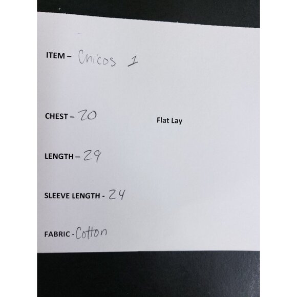 Additions By Chicos Womens Size 1 Long Sleeve Button-Up Chambray Shirt Light - Picture 6 of 7